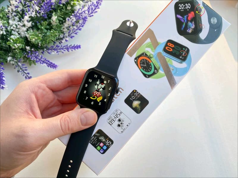 ساعت هوشمند T100 PLUS – همراه هندزفری و دستبند هدیه و همراه کارت گارانتی یکساله