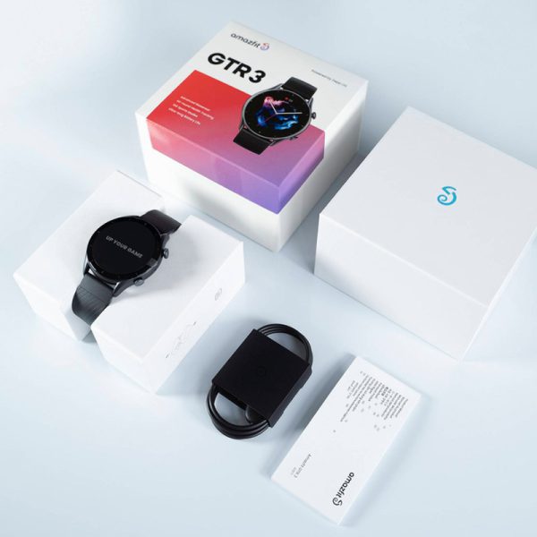 ساعت هوشمند شیائومی مدل Amazfit GTR 3 – نسخه گلوبال – اورجینال – همراه هندزفری بلوتوث هدیه و دستبند هدیه و کارت گارانتی یکساله