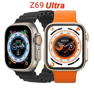 ساعت هوشمند مدل z69 ultra (اورجینال) هندزفری هدیه و گارانتی یکساله