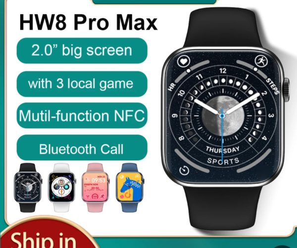 ساعت هوشمند HW8 PRO MAX (اورجینال) گارانتی یکساله
